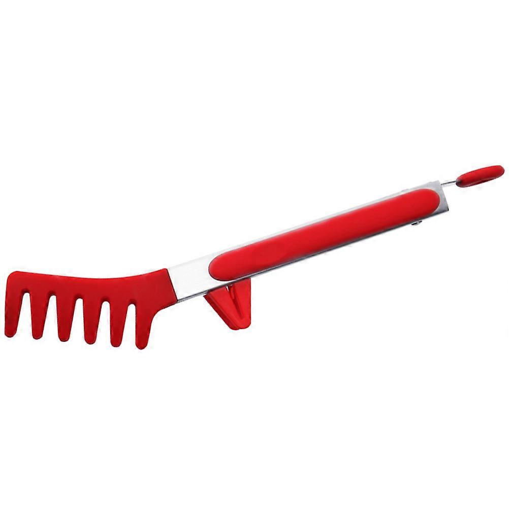 Heat Resistant Multi Function Silicone Food Tongs – Reusable Pasta Clip for Spaghetti, Salad & BBQ – Kitchen Cooking Accessory