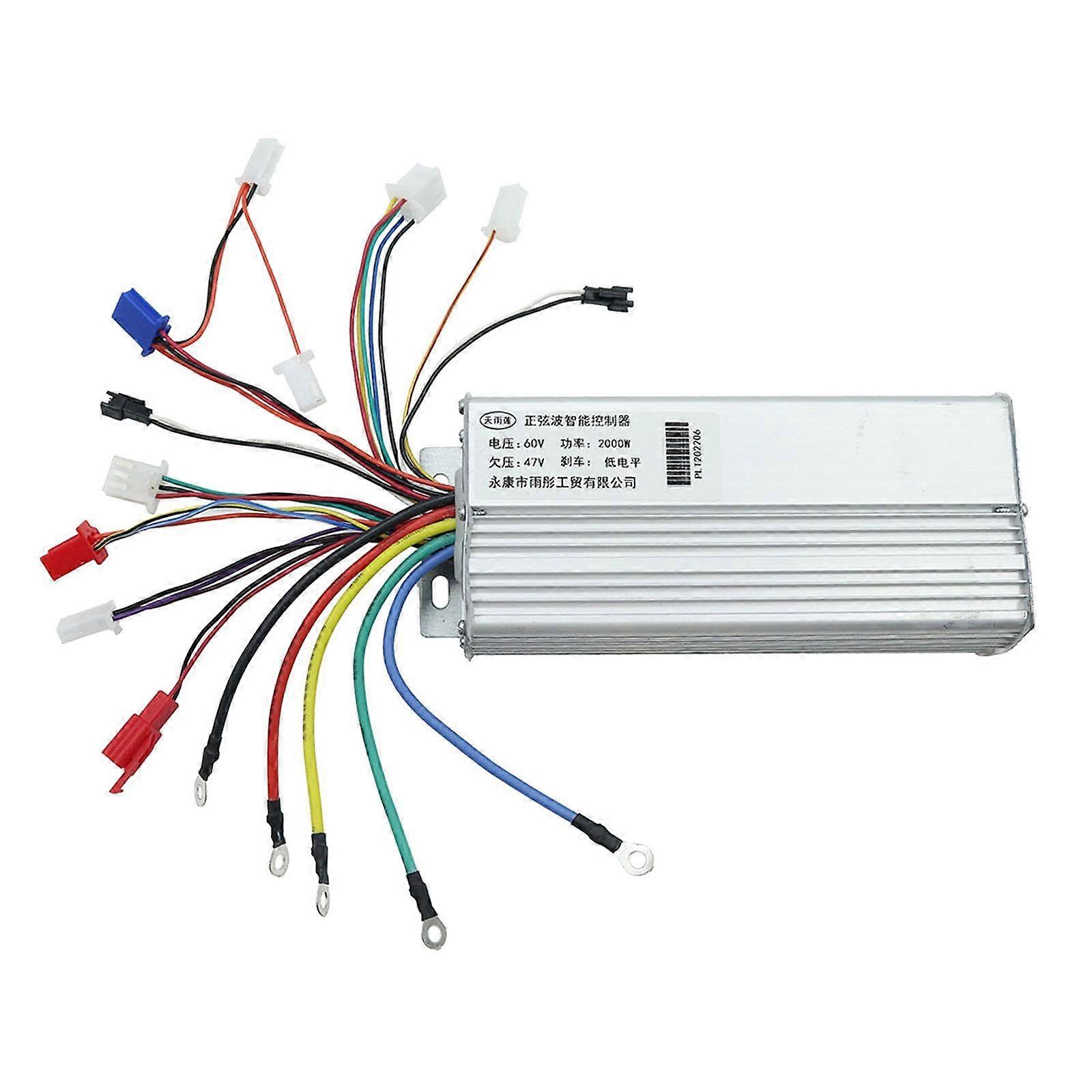 Fahrrad Controller Kit, Control, Stable Performance, Powerful Replacement, 1500W 2000W Electric Vehicle Bicycle Accessories 18.5 x 8.6 x 4.3 cm