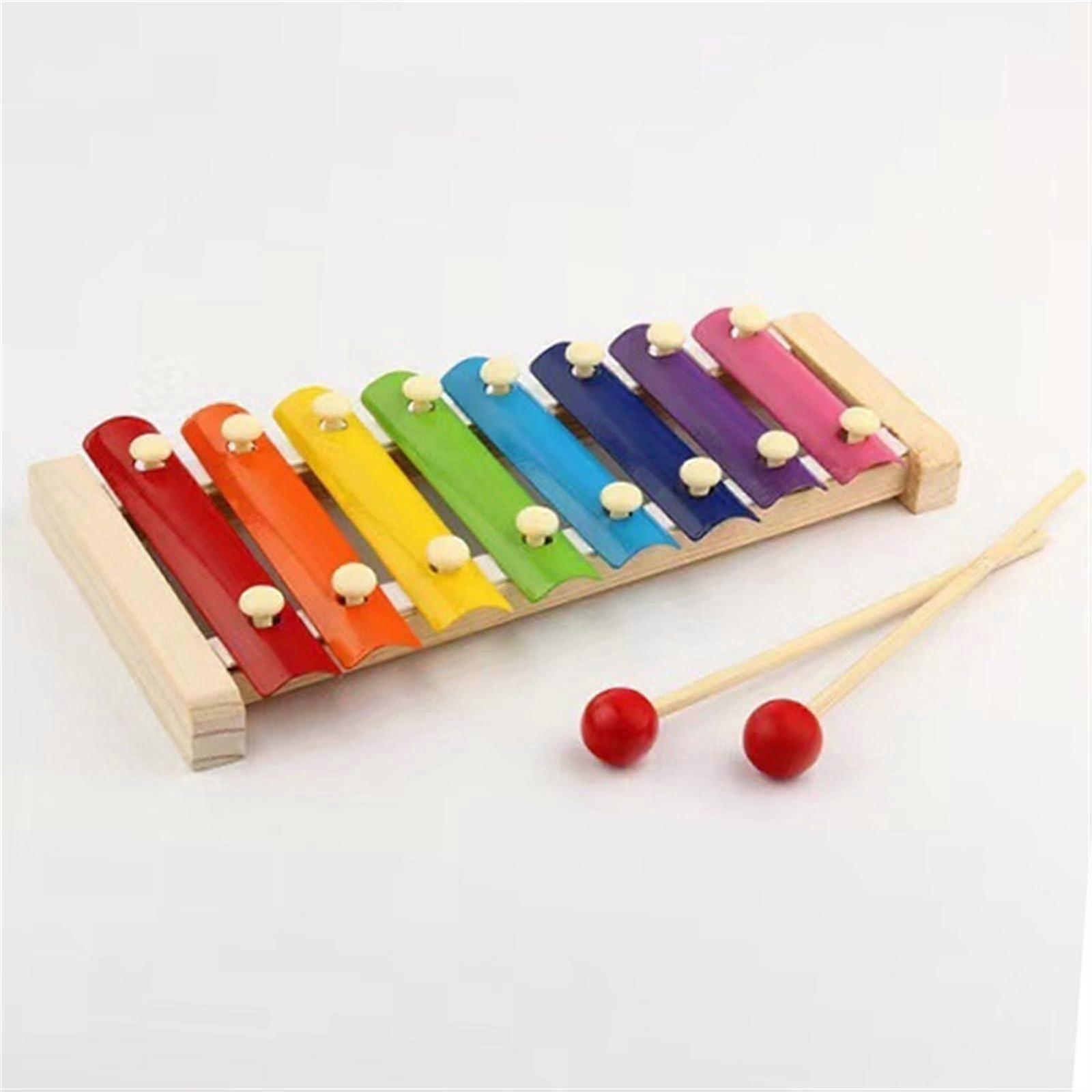 8Tone Professional Wooden Xylophone Percussion Instrument for Beginners – Easy to Play (B) Ref: 1200