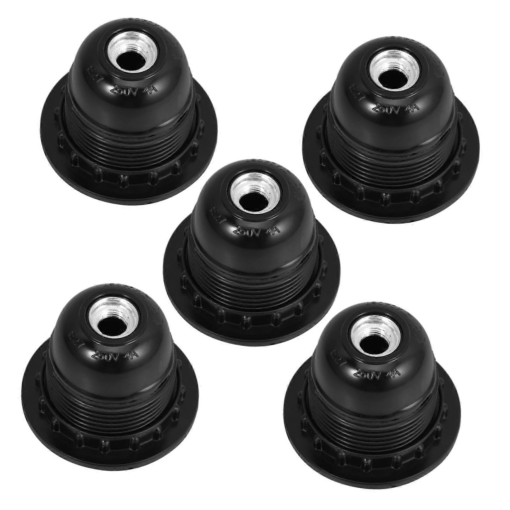 E27 Bakelite Lamp Socket Base for Table and Floor Lamps, Durable Replacement Holder for Light Installations, Compatible with Standard Bulbs