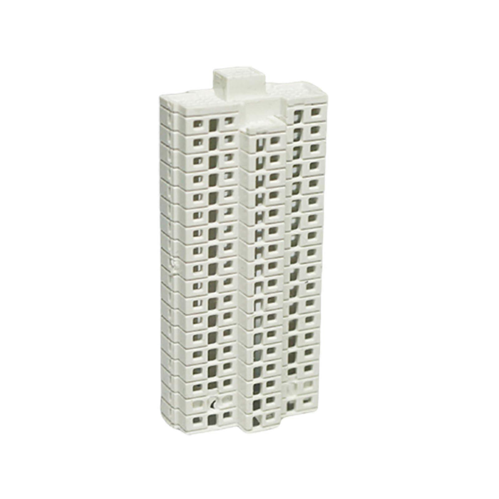 Quality Plastic Apartment Building Model for Model Railroads Scenery Craft Project