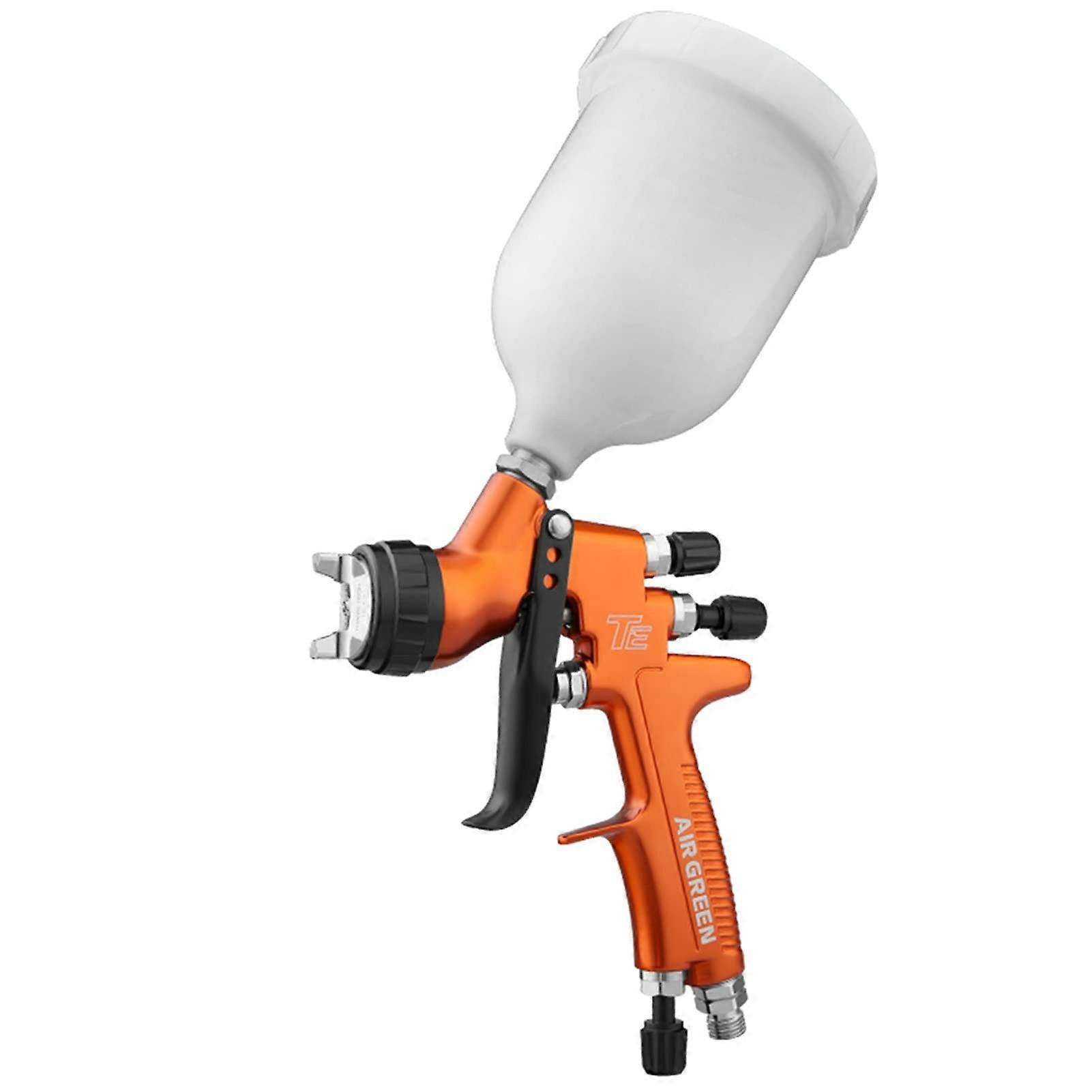 efficiency HVLP gravity feed spray gun with 1.3mm nozzle and 600cc cup for painting