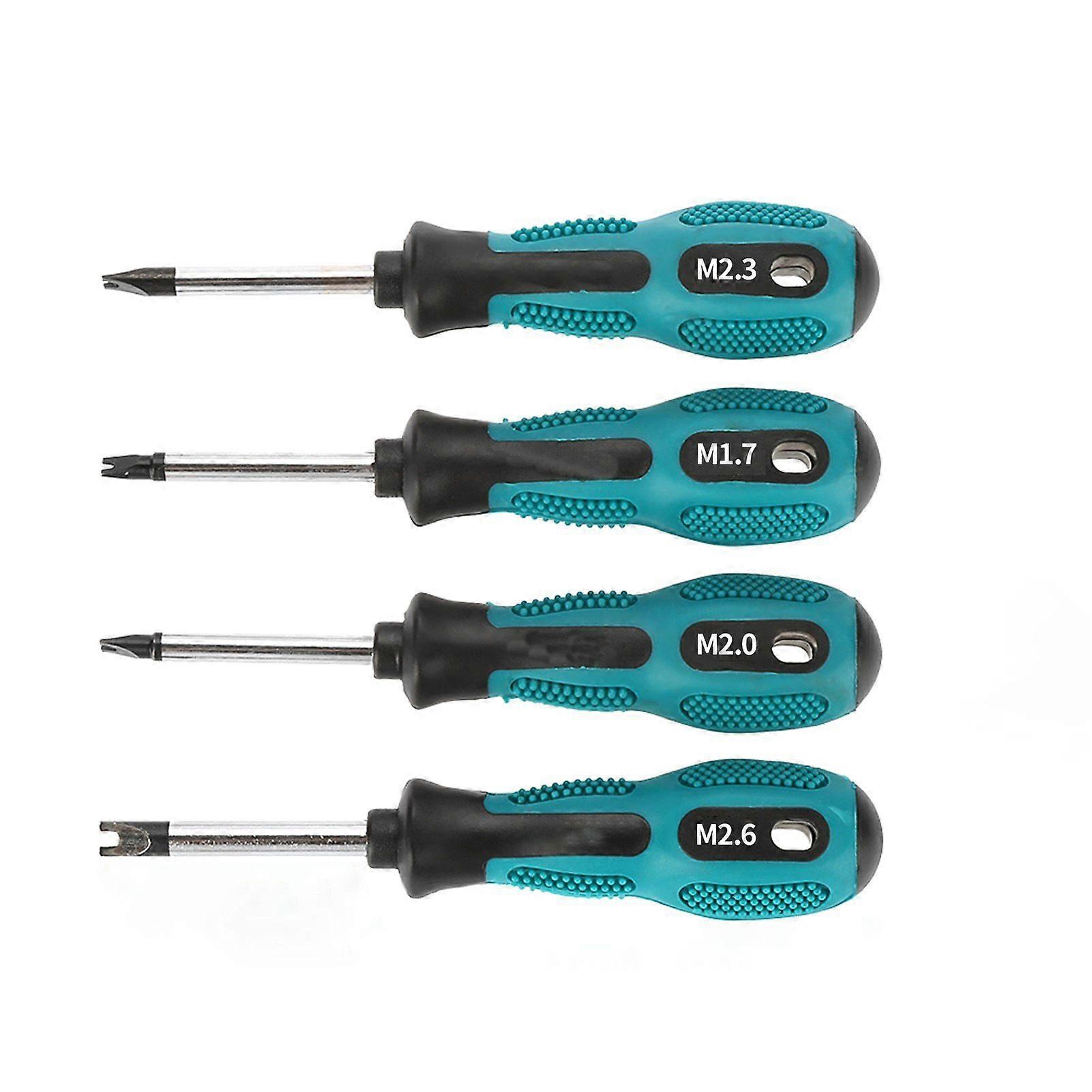 Screwdriver Set, U Fork Type Screwdriver 4pcs/Set U-Fork Screwdriver Magnetic Screwdriver Slotted Screwdriver Multi-Function Hand Tool Kit