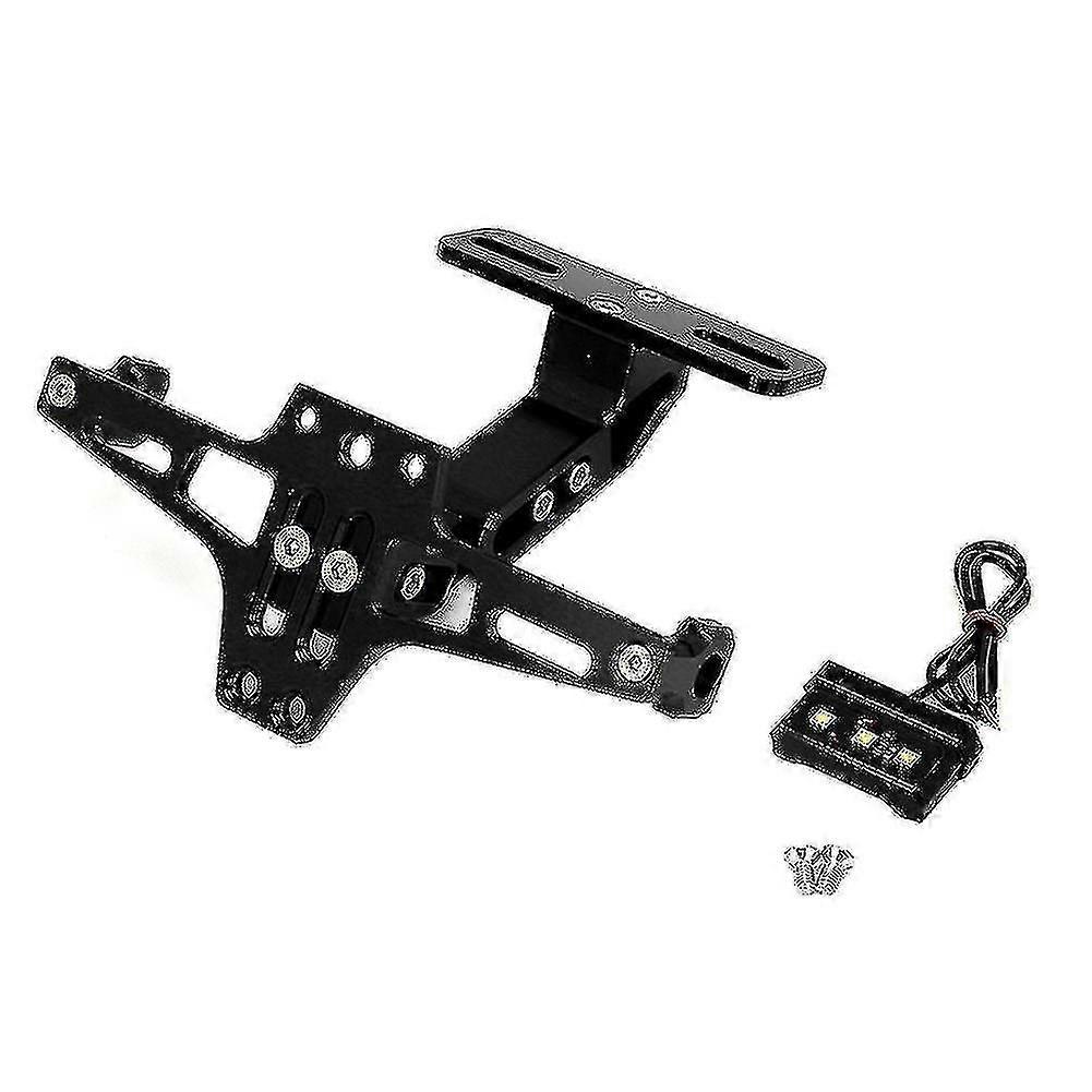 Adjustable Motorcycle License Plate Holder & Mount Bracket - Durable License Plate Holder Bracket for Custom Fit and Enhanced Security