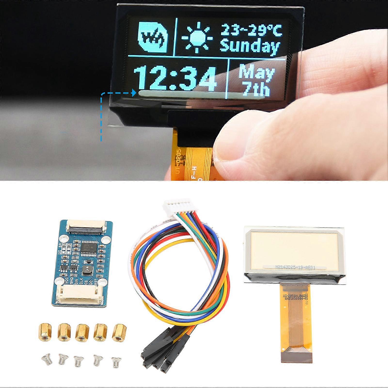 1.51 Inch Screen Module Kit SPI I2C Interface Transparent Blue Display with RGB Module for Raspberry Pi