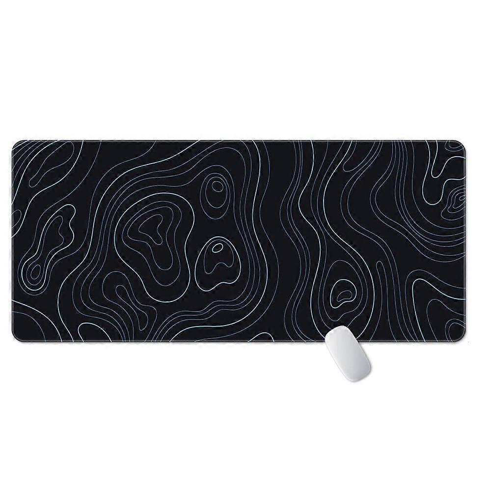 600x300x2mm Pattern Printed Mouse Pad Non Slip Rubber Bottom Large Gaming Mousepad Blue Lines