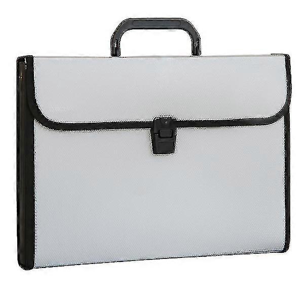 Simple Large Capacity Bag Financial Portable Briefcase Compartment Folder