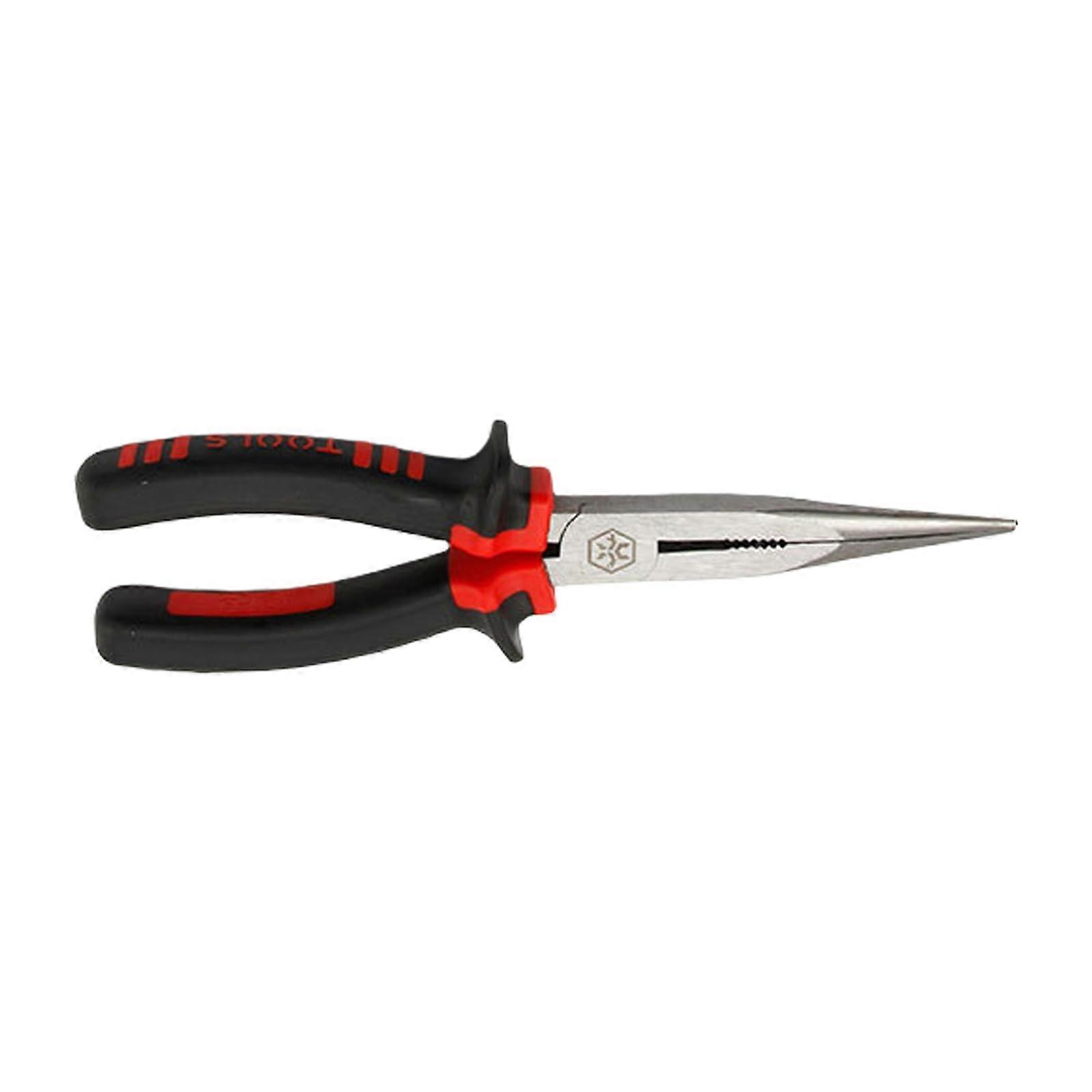 Compact Needle-Nose Pliers 1.6 cm, High-Strength Steel, Spring-Loaded, For Detailed Craft Projects