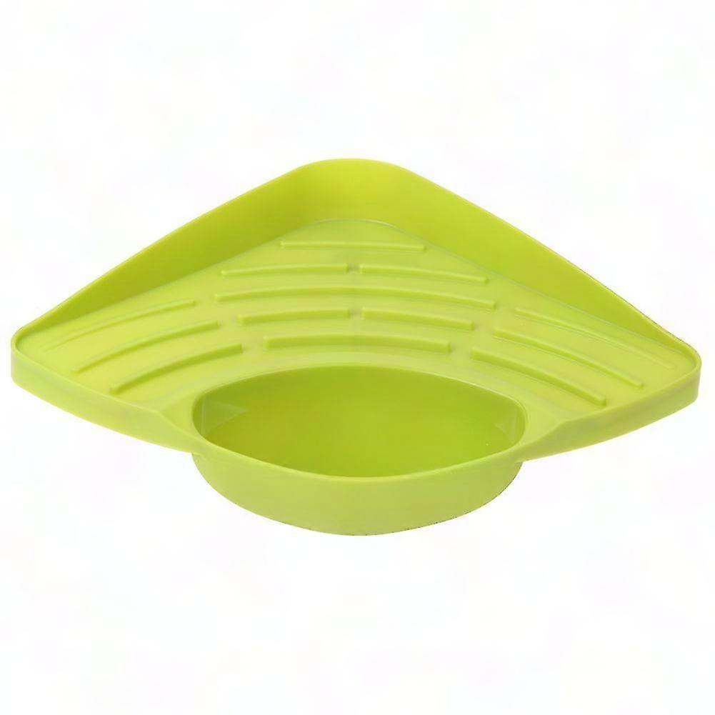 Corner Shelf with Suction Cups for Kitchen Sink, Sponge Holder and Drainer Rack Organizer
