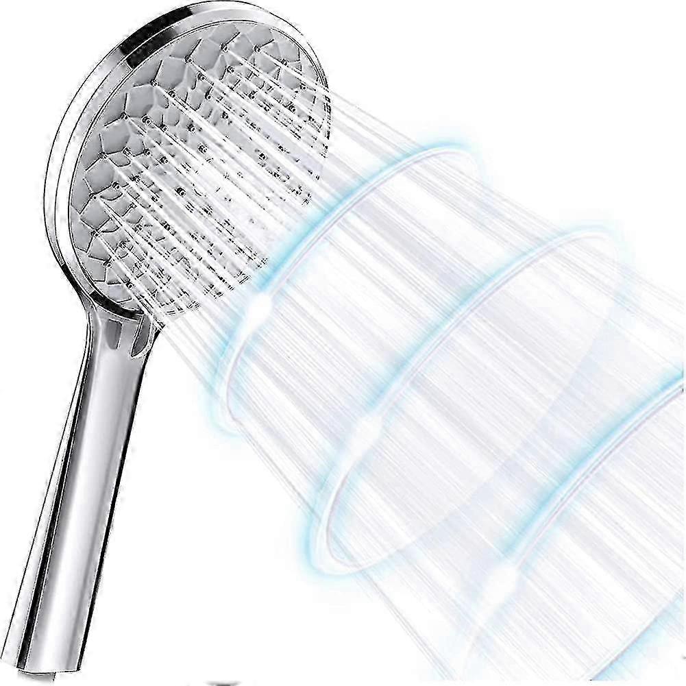 Water Saving Rain Shower Head 6 Jet High Pressure - Gift