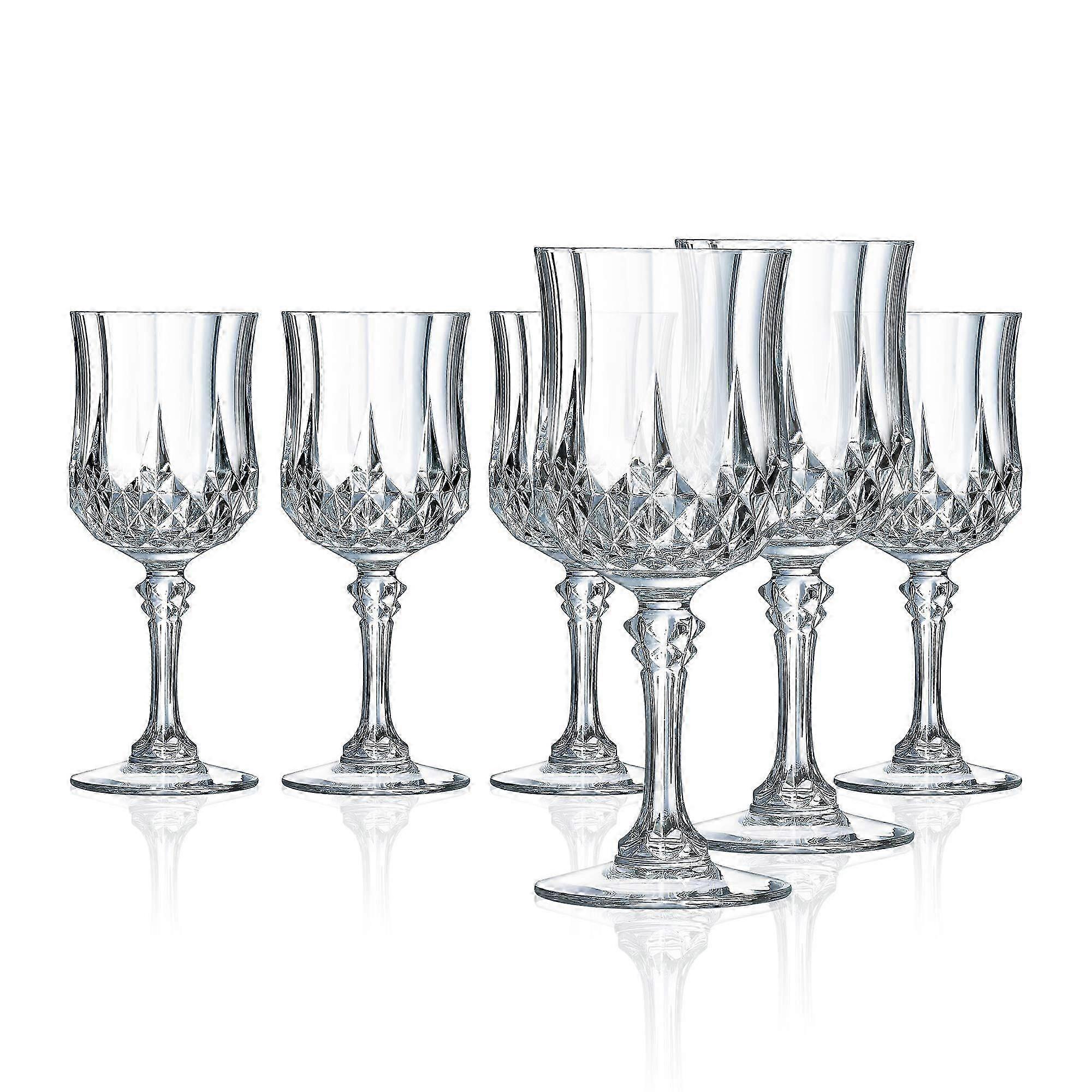 Longchamp 5.5 Ounce All Purpose Glass, Set of 6, 6 Count (Pack of 1), Clear