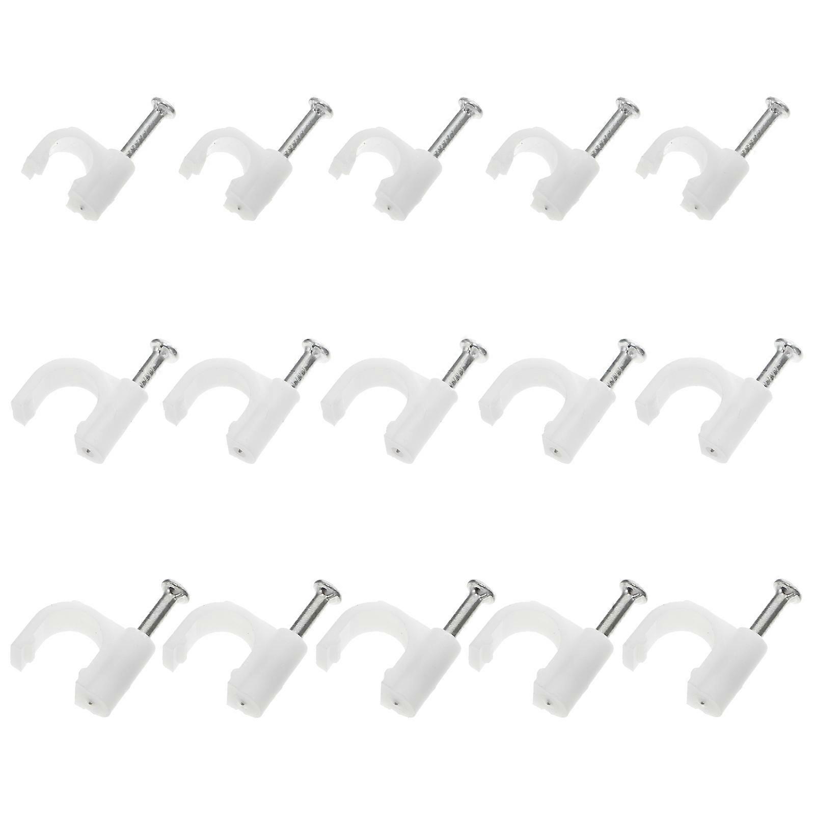 3 Boxes Wire Cable Clips Each Of Durable Pe For Secure Cable Management Impact Easy Installation