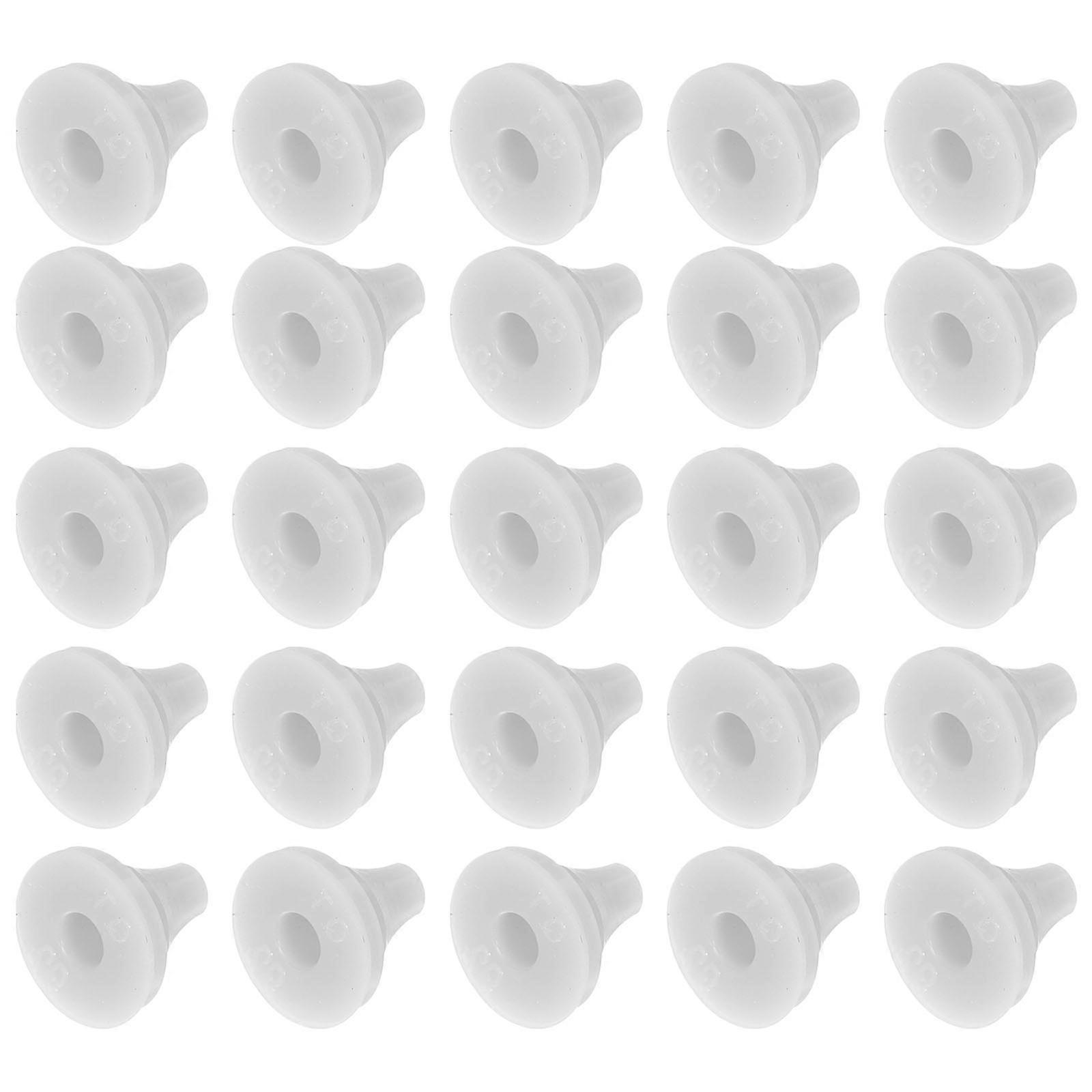 Silicone Shower Nozzles For Replacing Families Optimized Water Outlet Distribution Grey 0.3x0.3x0.3in 50Set