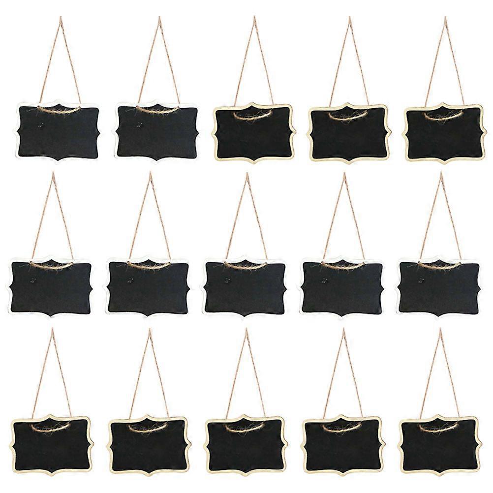 Chalkboard Signs Mini Chalk Board Labels For Jars Home Decoration Assorted Color Rectangular Message Writing 20Pcs