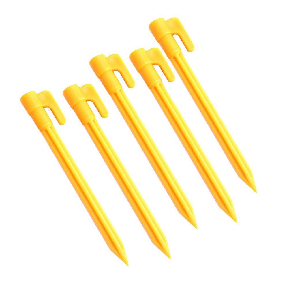 100 Pcs ABS Tent Stakes Durable Lightweight Pegs for Camping Hiking Canopy Gardening