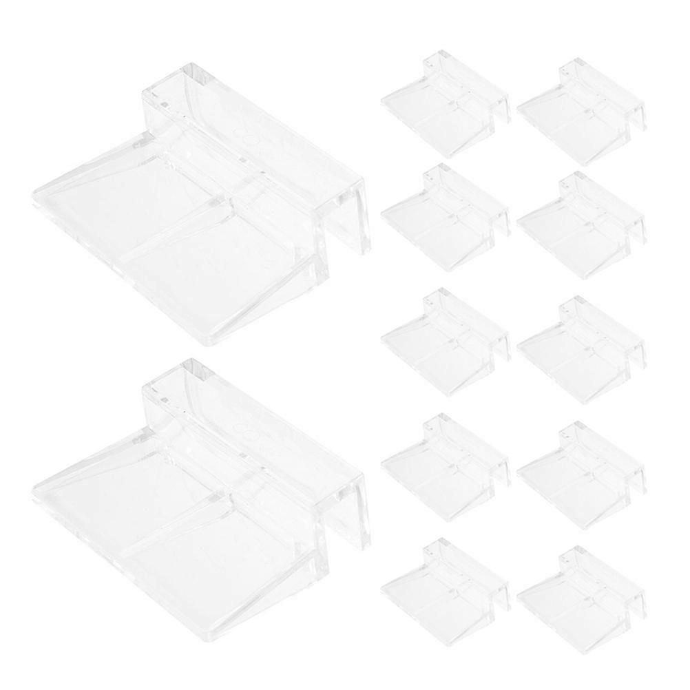 Durable Acrylic Aquarium Lid Clips for Fish Tank with Stable Support and Aesthetic Design 12mm