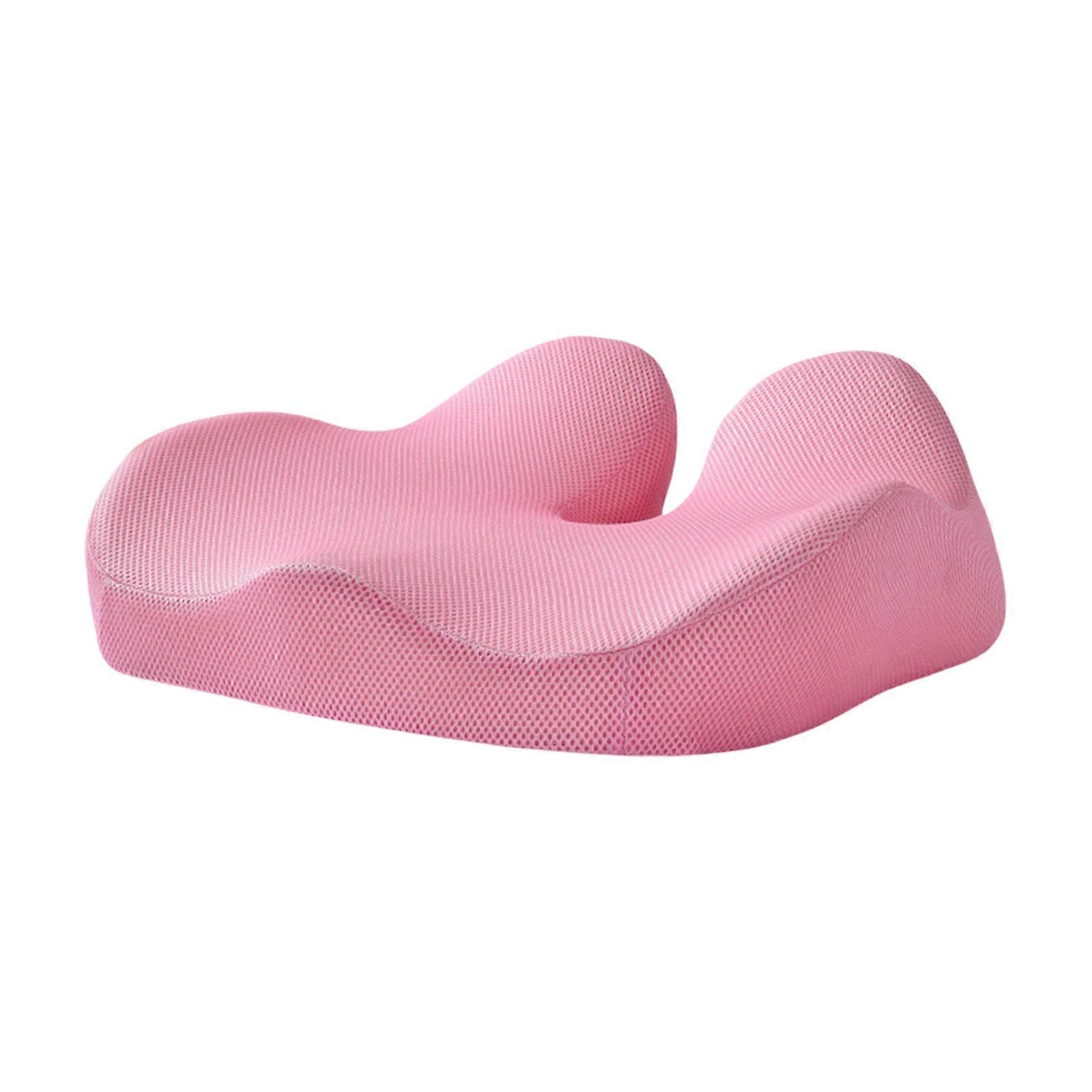 Large Memory Foam Seat Cushion for Office Chair Car Home Use Tailbone Pains Relief and Posture Support Multicolor