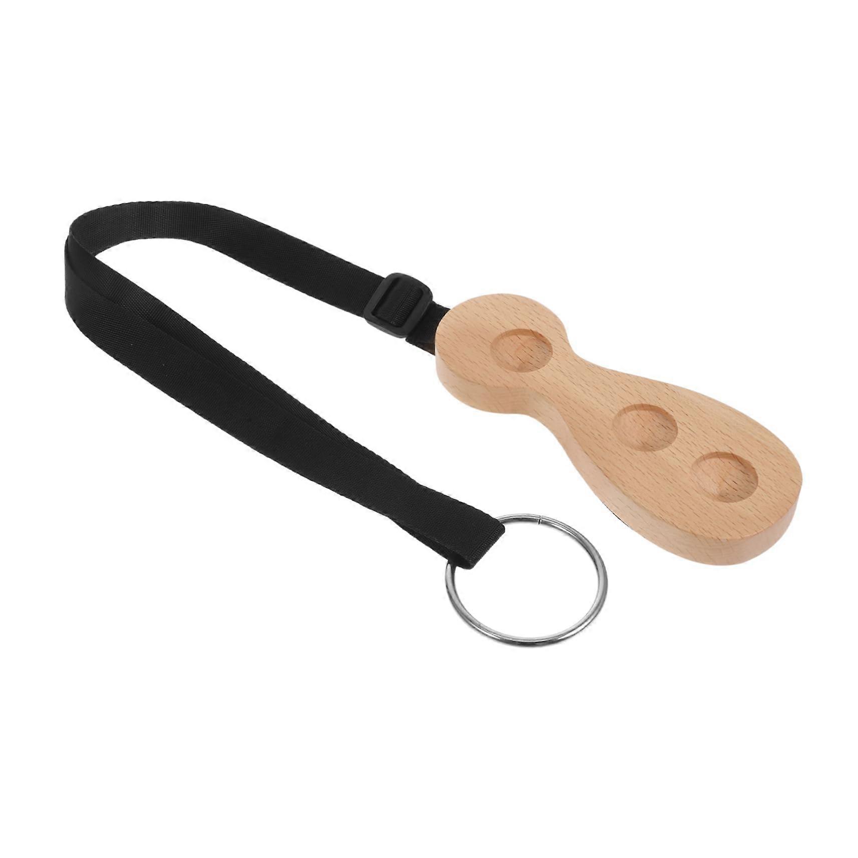 Antislip mat with adjustable endpin, nonslip design for secure grip, made of wood for cellists, easy to transport, dimensions 63.50x6.20x1.90cm.