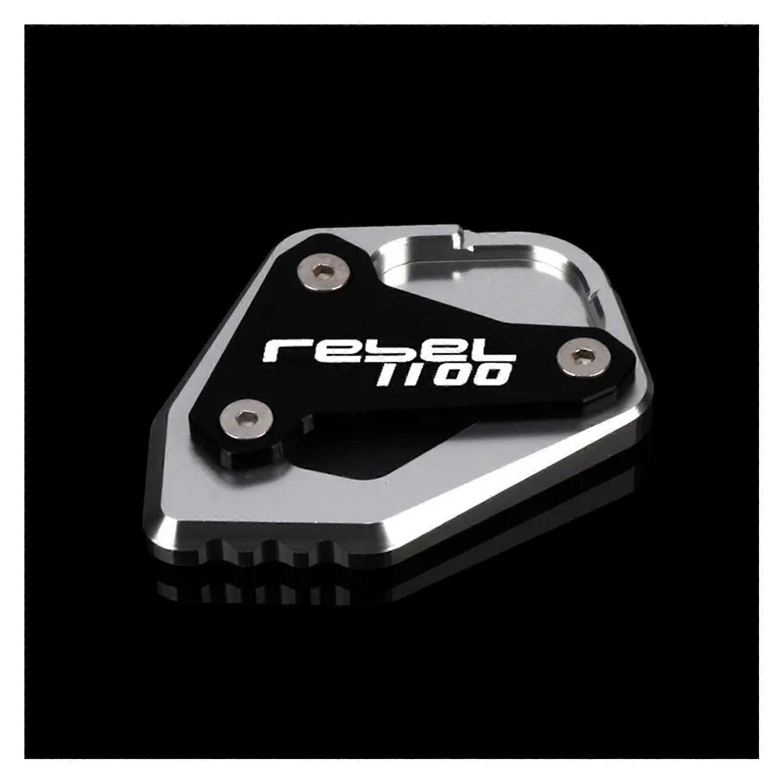 Honda Rebel CMX1100 CM1100 2023 CNC Aluminum Side Stand Pad Extension Silver