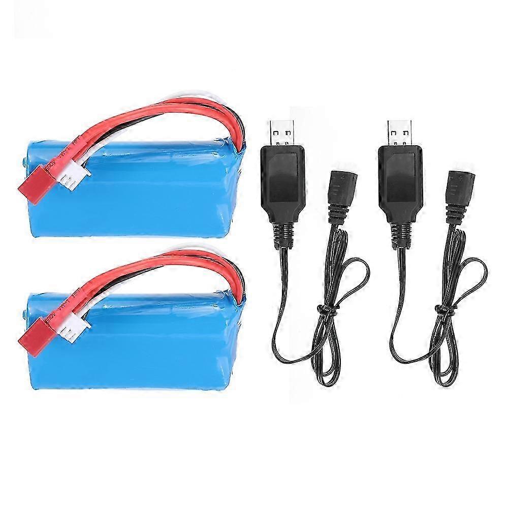 2025 2Pcs ZOP Power 7.4V 1500mAh 25C 2S Battery T Plug for 16889 Brushless RC Car Vehicles
