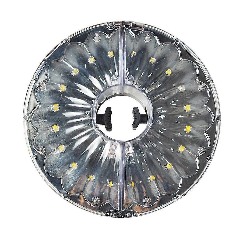 LED Camping Light Portable Emergency PVC Lamp for Umbrella Tent Warm White 20 LEDs