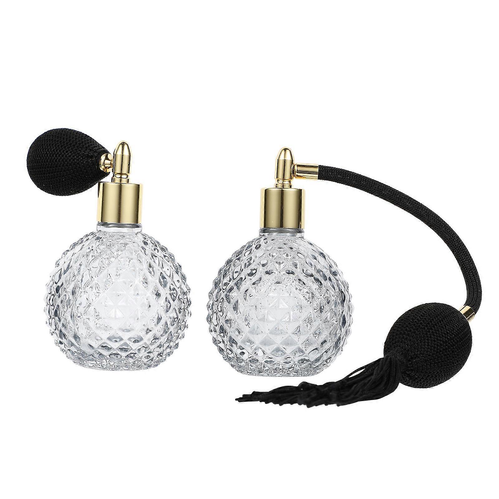 Perfume Bottle for Perfume 2Pcs Refillable Glass Atomizers