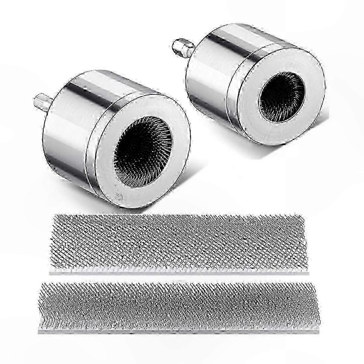 2-Pack Drill-Powered Copper Pipe Cleaning Kit with Dual Brushes
