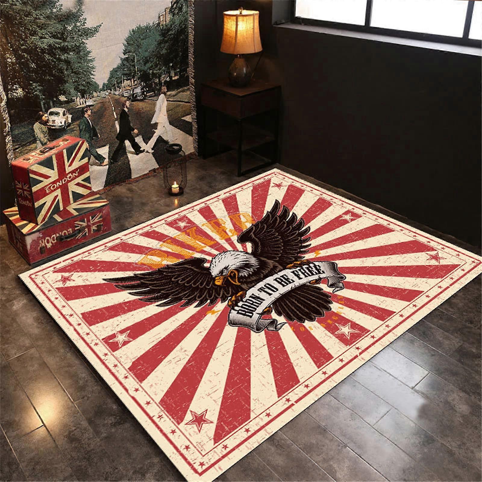 Drum Floor Mat - Soundproof Non-Slip Carpet for Electronic Jazz Drum Kits - Rectangular 160x200 cm