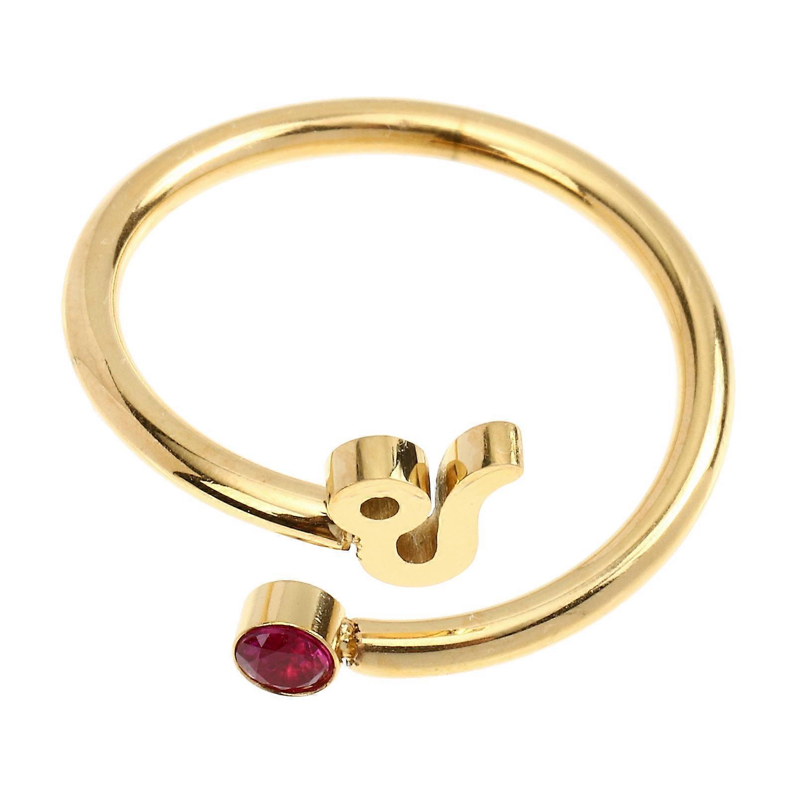 Open Ring Featuring Adjustable Sparkly Zircon for Women