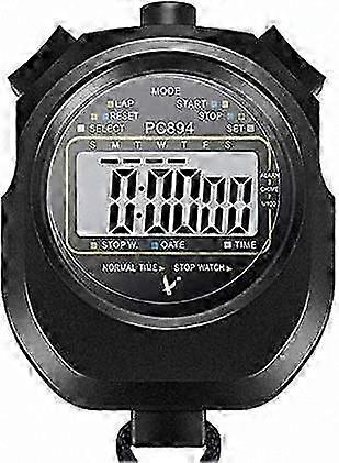 Digital Stopwatch with Large Display 3-Button Timer for Sports Games Countdown Waterproof Timing Tool