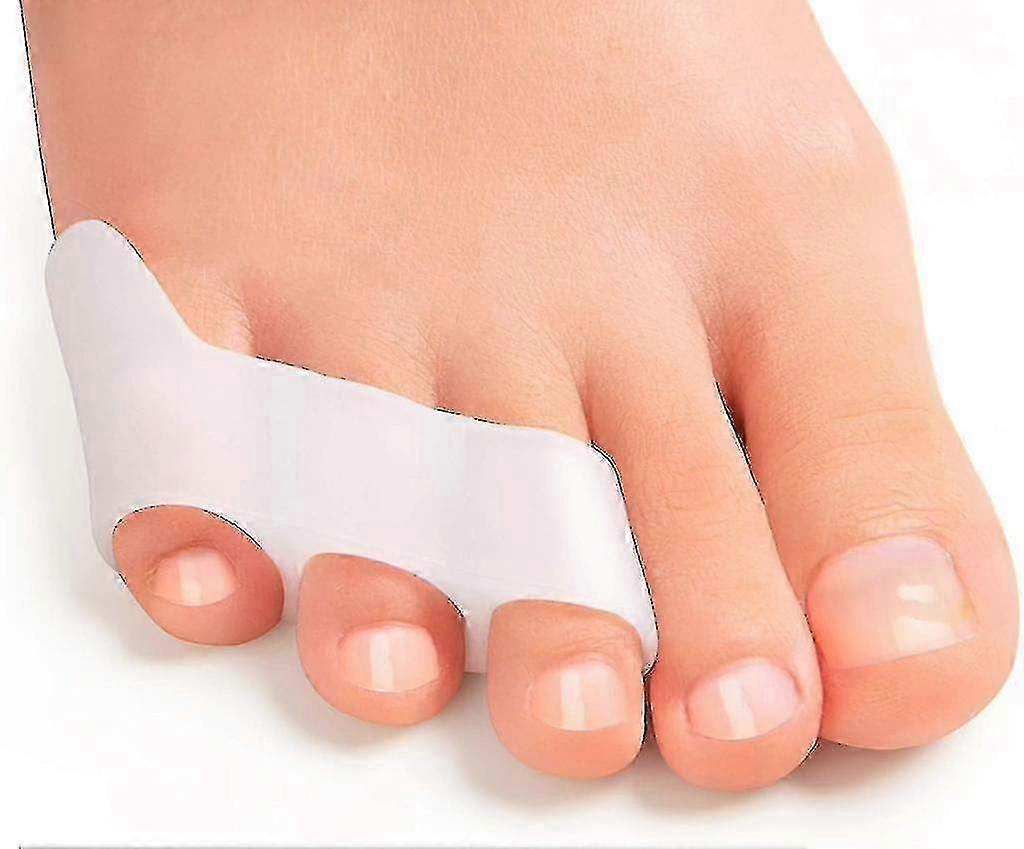 Silicone Toe Spreader for Overlapping Toes Correction & Pain Relief, Small Toe Alignment