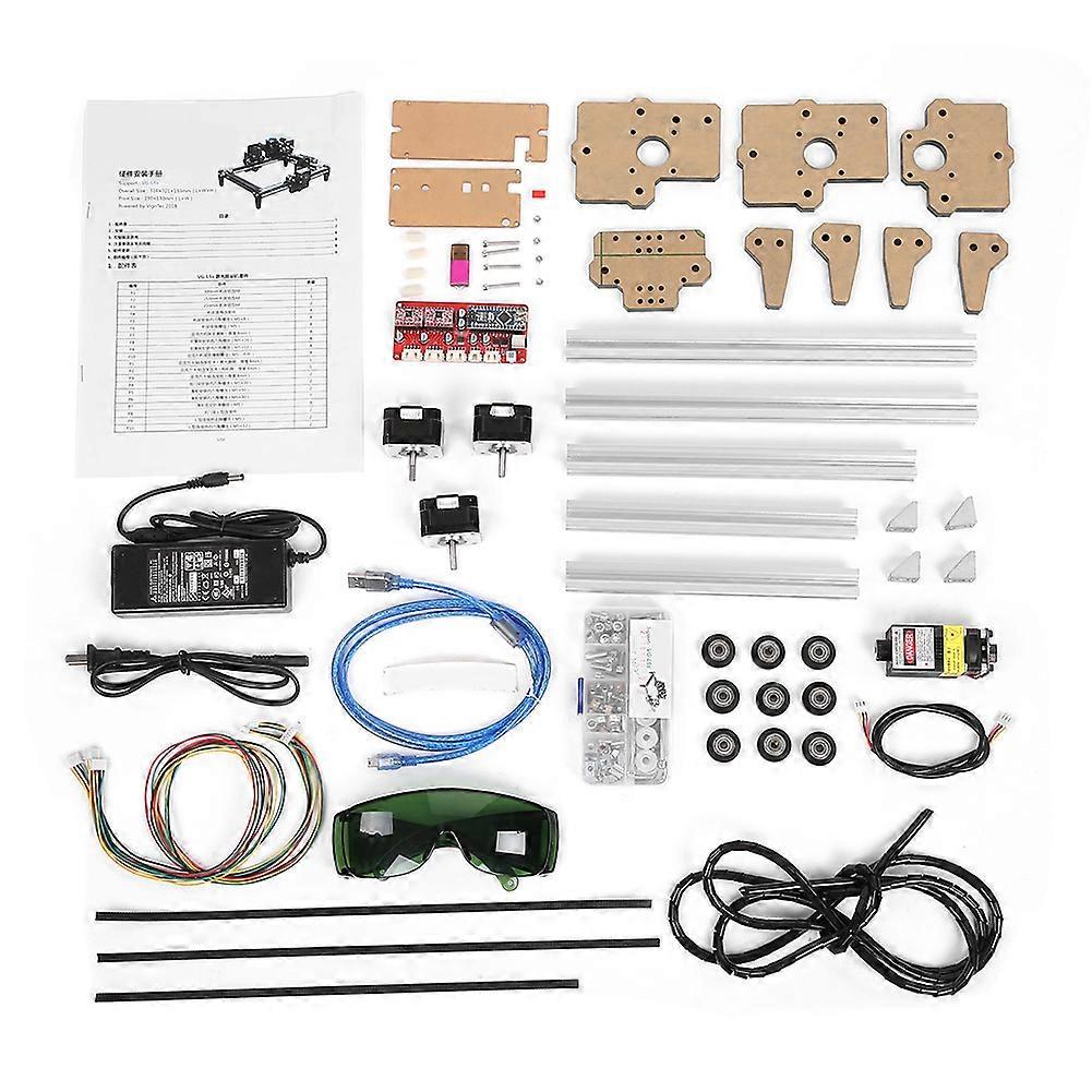 0.5W DIY Mini Desktop Engraving Cutting Machine Printer Kit