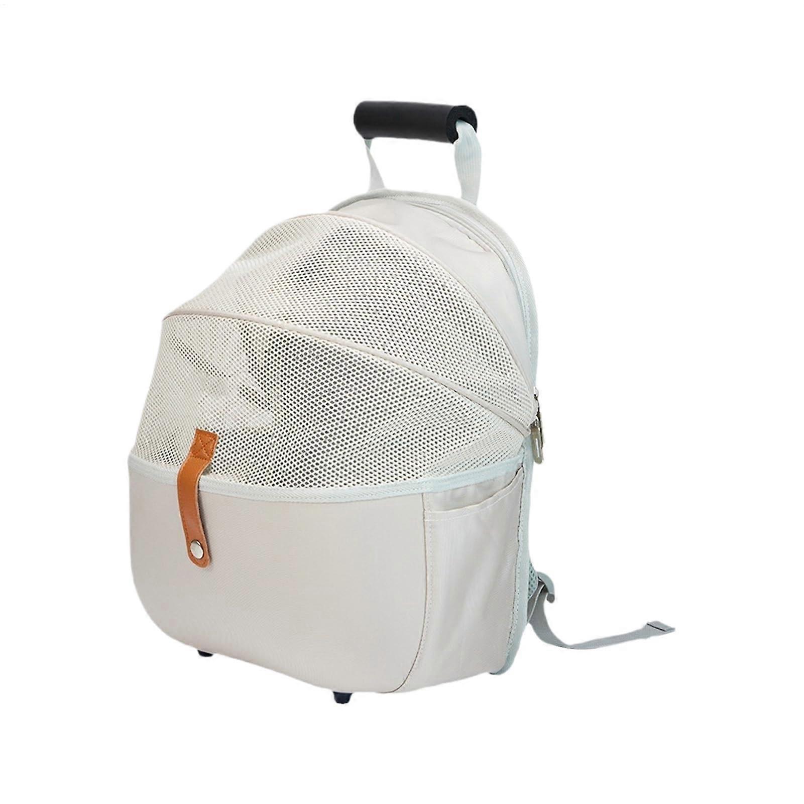 Pet Carrier Backpack with Breathable Mesh and Soft Padding for Hiking, Travel and Vet Visits
