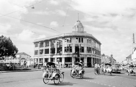 Indonesia, street scene Poster
