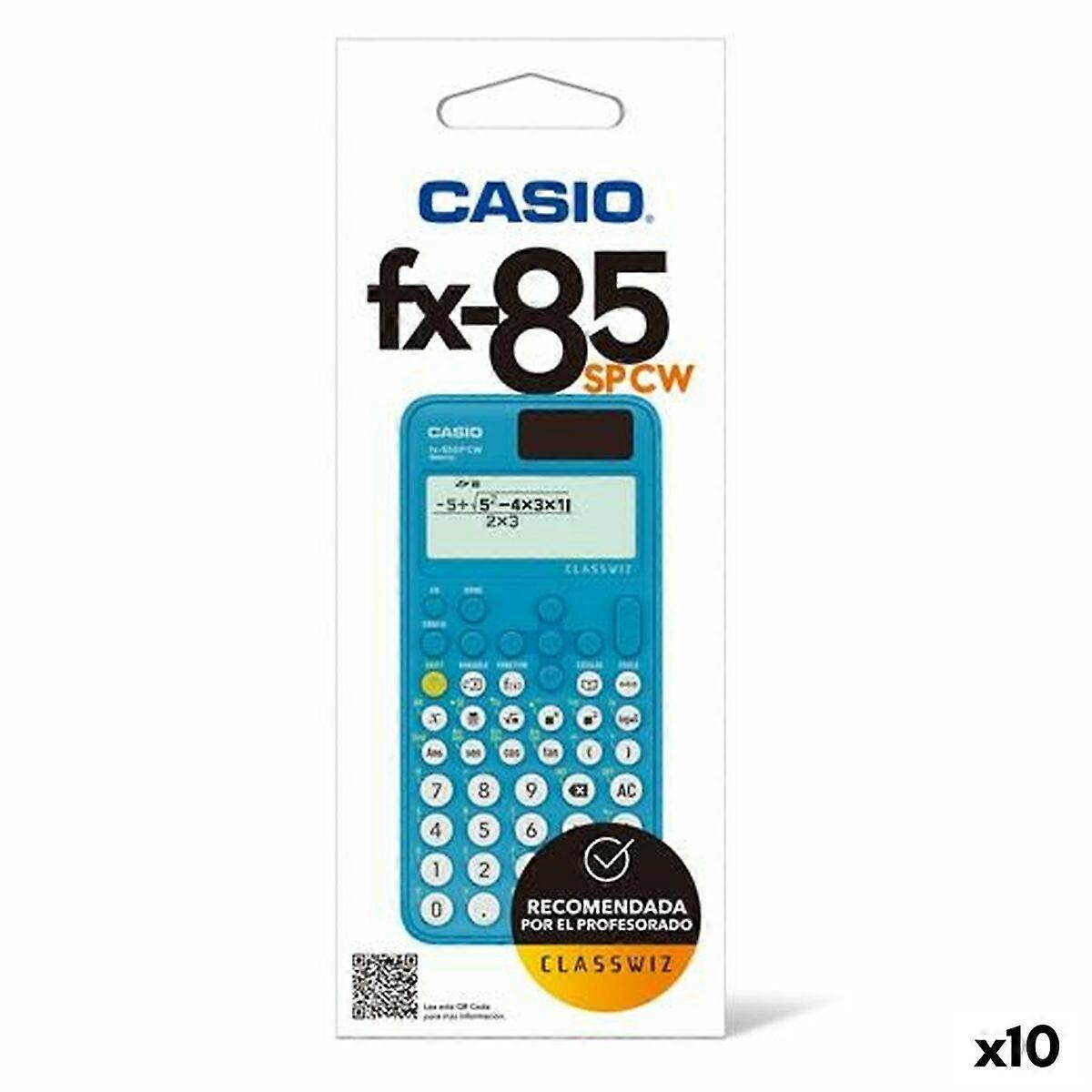 Scientific Calculator Casio FX-85SPCW Blue (10 Units)