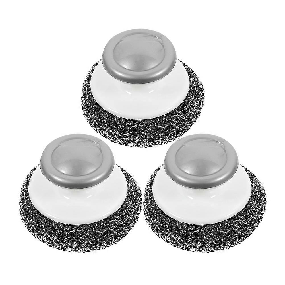 Multi Colored Cleaning Brush Set Of 3Pcs Ideal For Kitchen Cleaning Suitable For Household Users Designed For Efficient Scrubbing Tasks