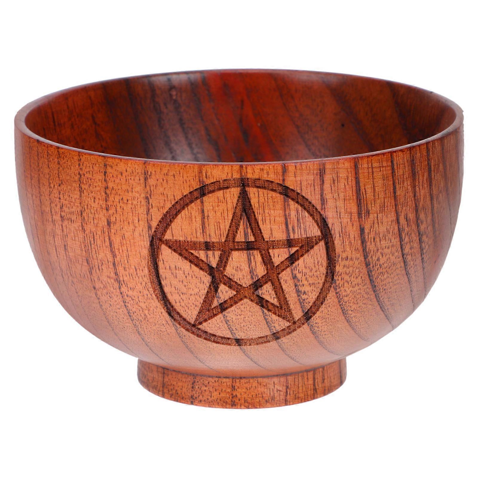 Craft Wooden Centerpiece Bowl 10X10Cm Perfect For Religious Use As A Decorative Piece 1Pack