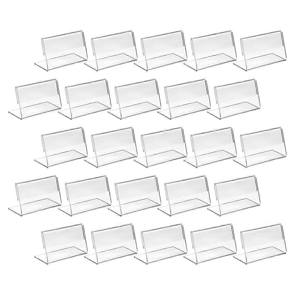Acrylic Display Stand for Postcard and Bag Signs with High Transparency and Shaped Design 30pcs
