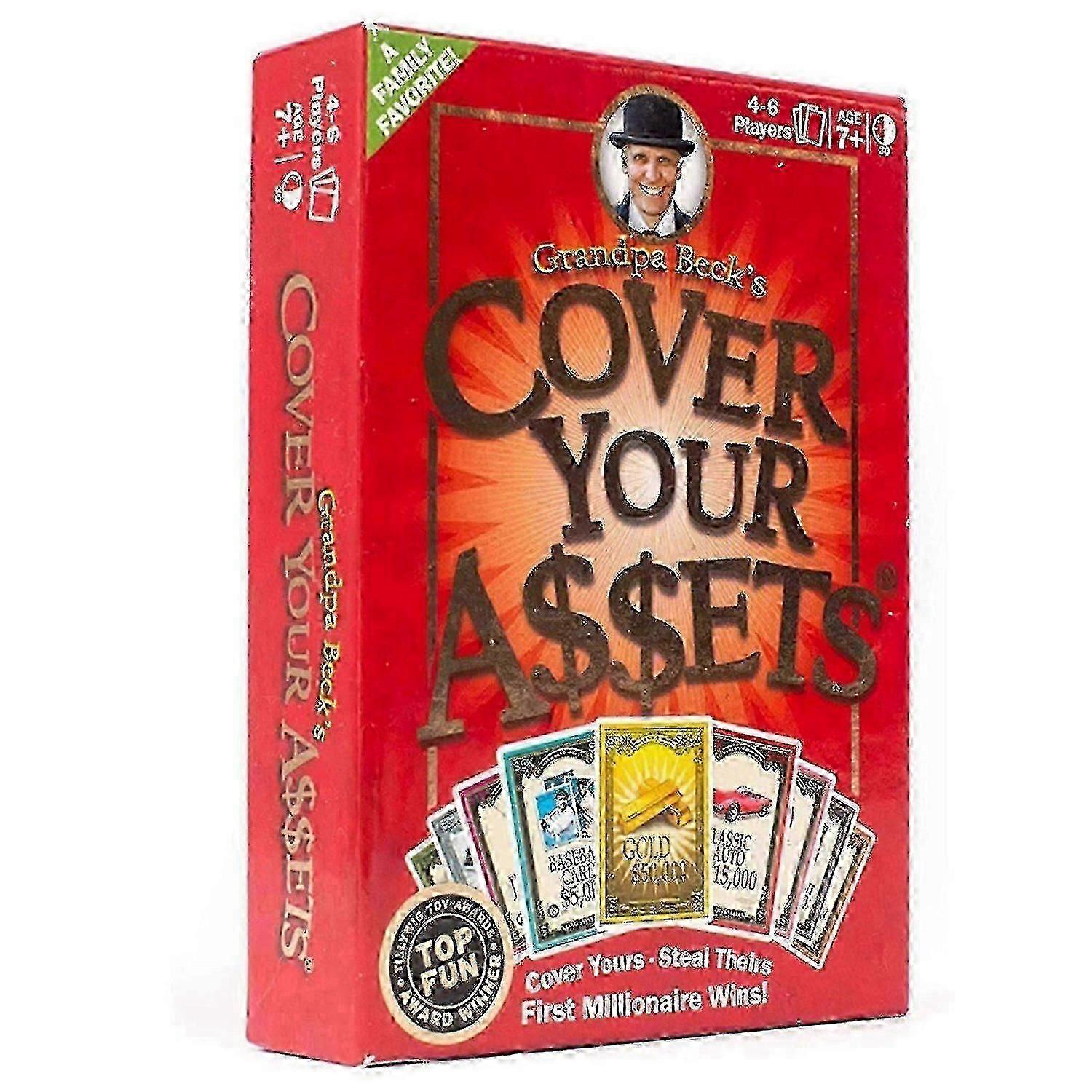 2025 2025 Grandpa Becks Cover Your Assets Card Game Fun Family-friendly Set-collecting toy