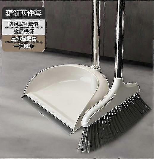 1 Set Of Broom And Dustpan Set Heavy Duty Dustpan Broom Set Floor Cleaning Broom Dustpan Set 2025