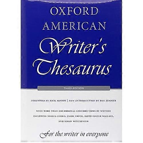 Oxford American Writer's Thesaurus