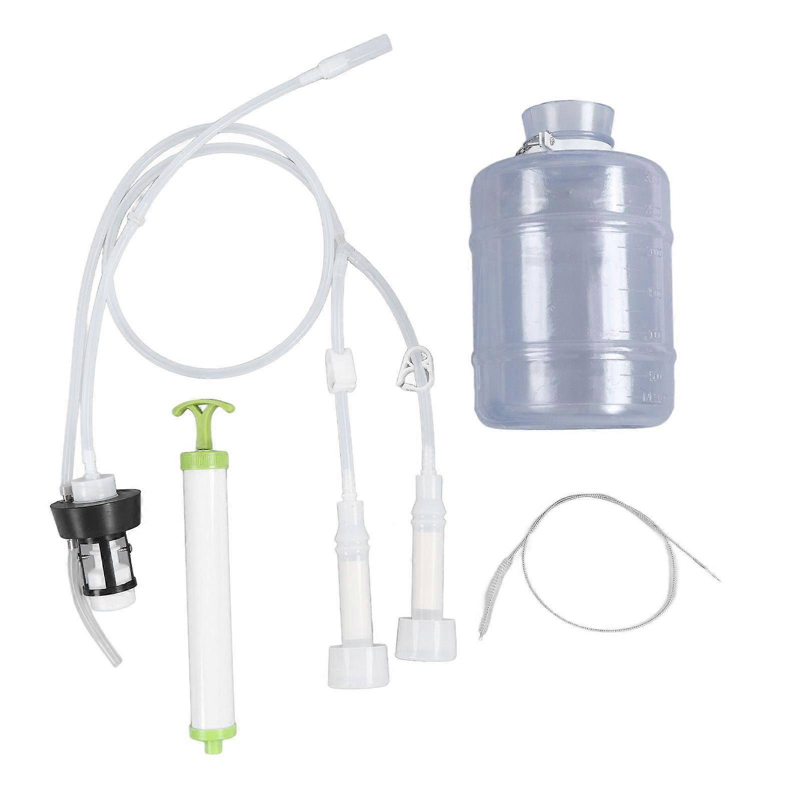 Manual Milking Machine 3000ml Effort Saving Operation Strong Durable PEC Portable Milking Kit for Home Milking Manual 3L for Goat