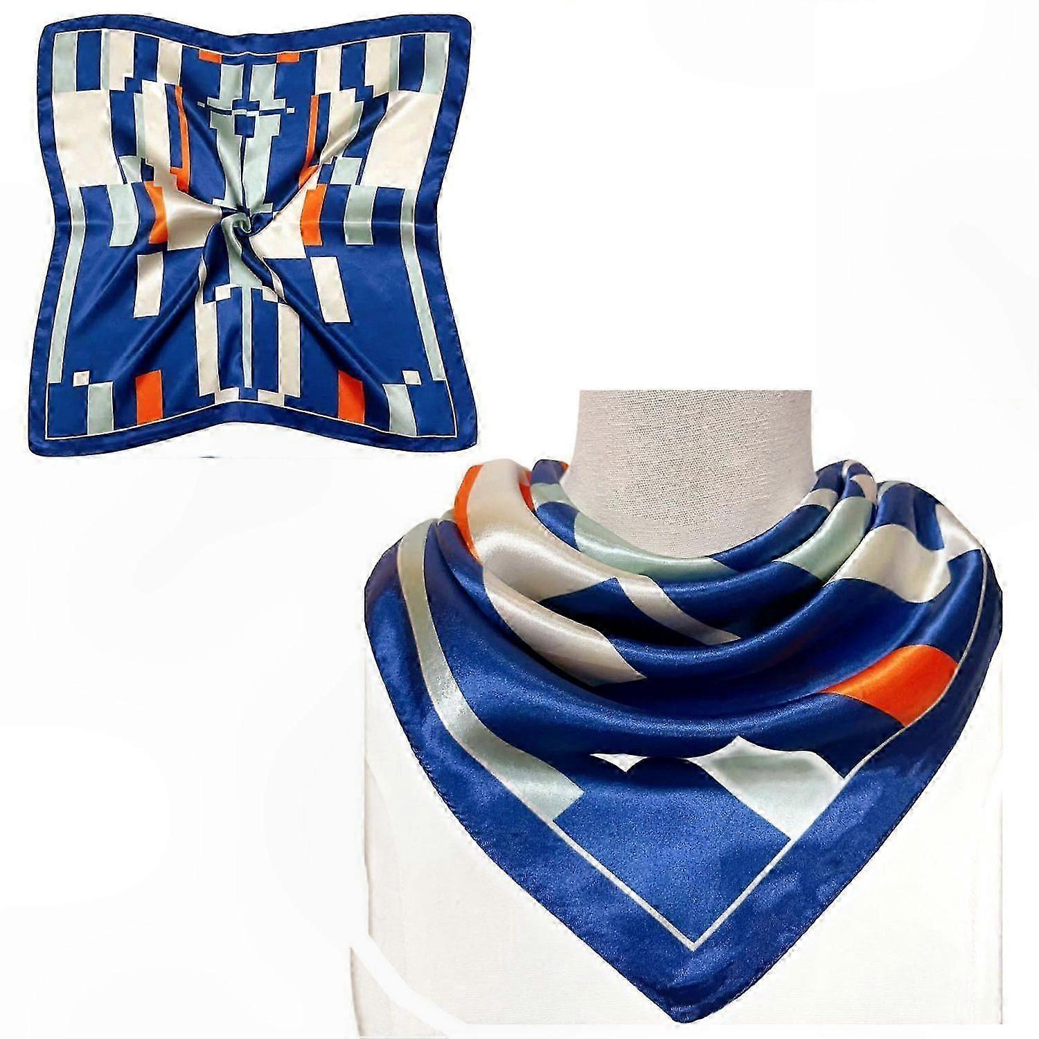 Women's Versatile Silk Scarf, Stylish Multi-Purpose Accessory for Everyday Use
