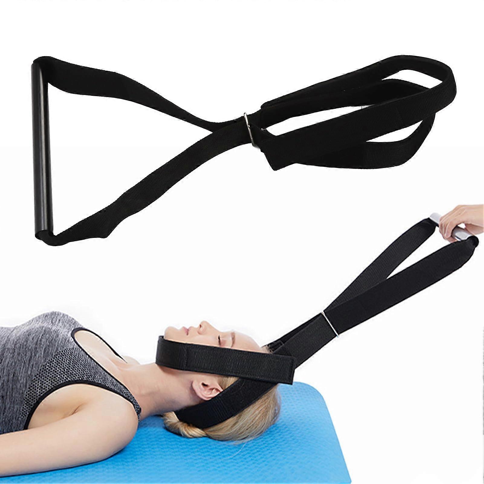 Neck Stretcher Strap Chiropractic Decompression with Chin Strap