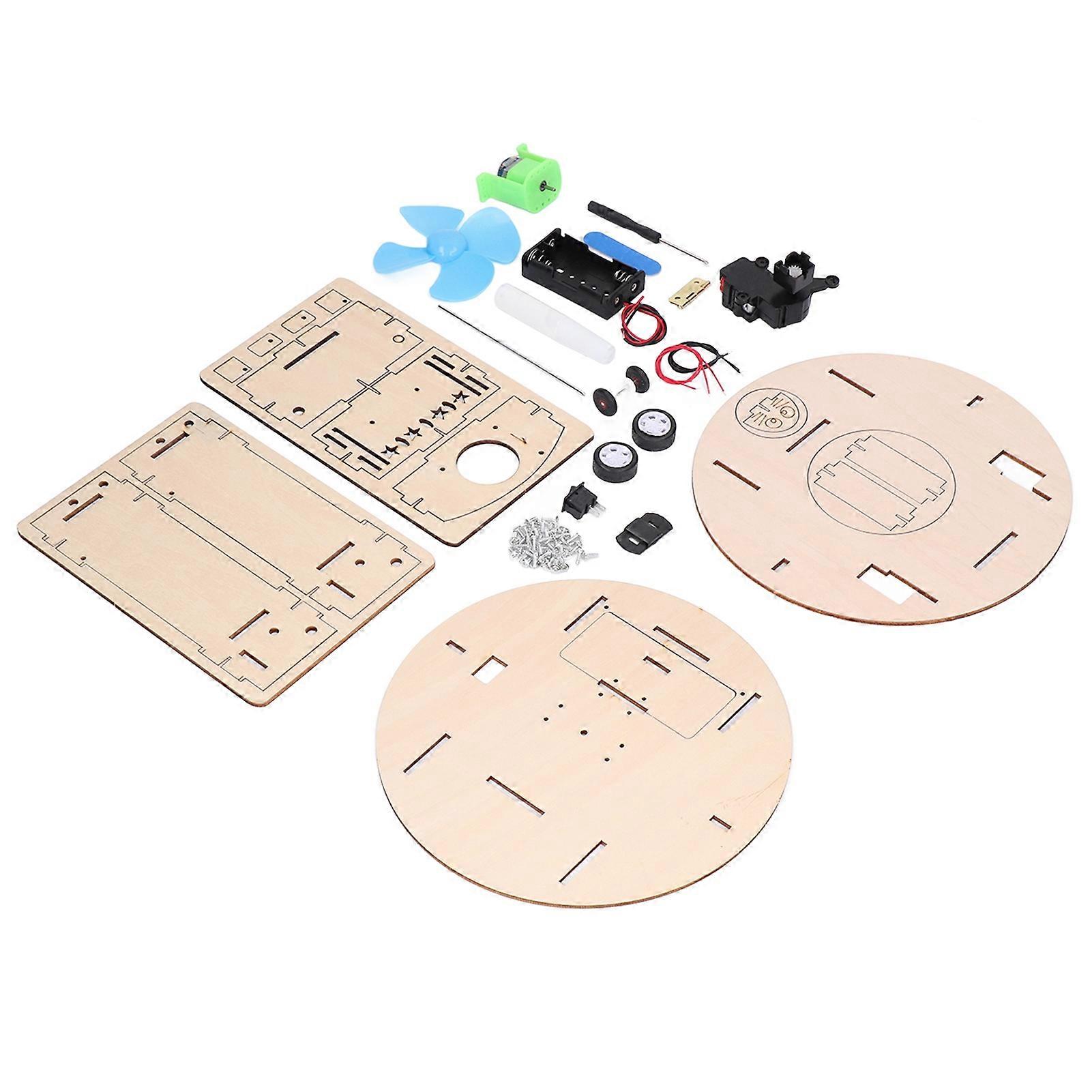 Play Robot Vacuum Toy Beech Kid Robot Sweeper Children Educational Science Assemble Kit