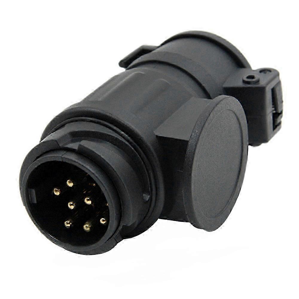 Trailer Adapter Plug 13-Pin to 7-Pin Towing Trailer Adapter Connector Trailer Adapter for Trailer RV Boat Car EU Plug