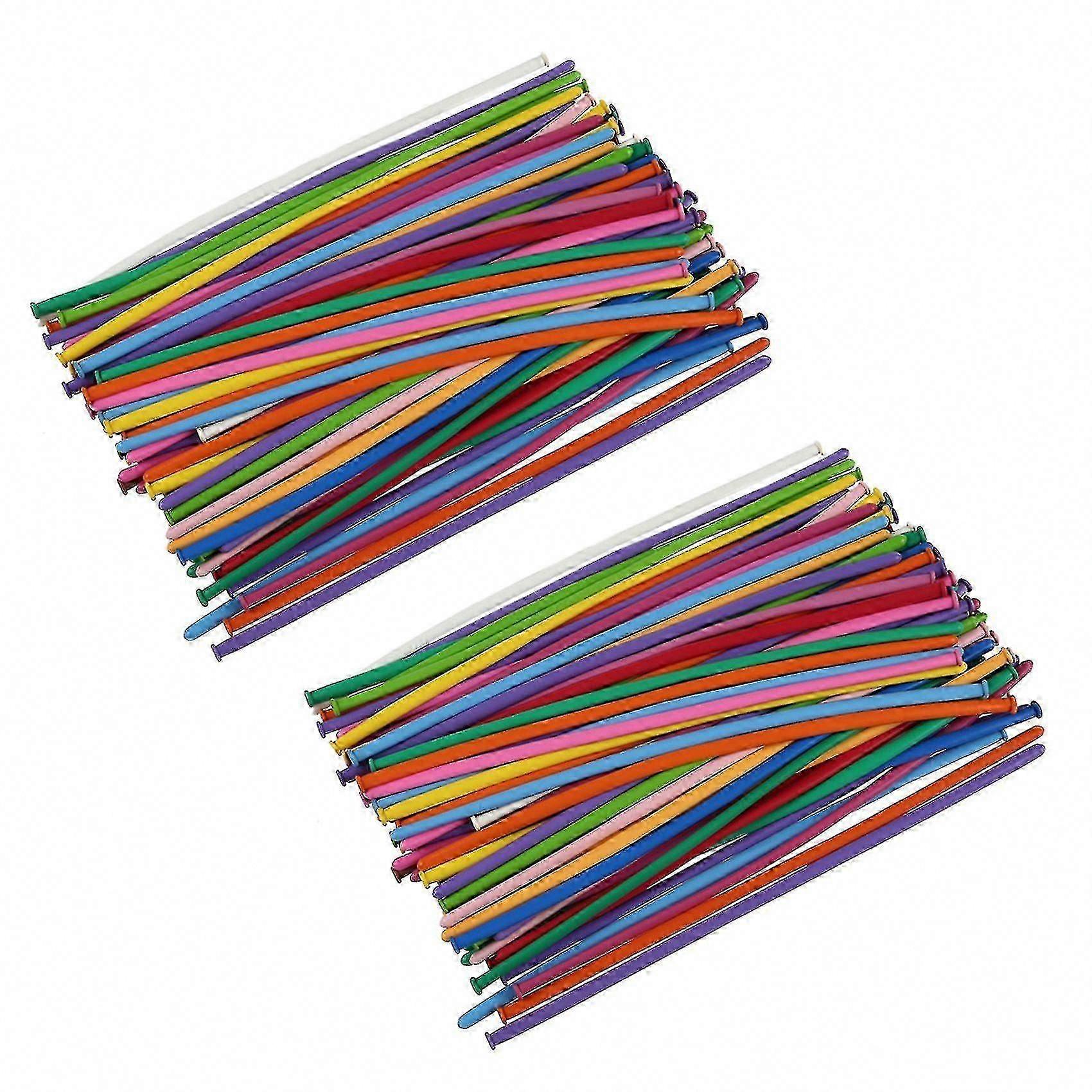 Professional Modeling Balloons 260q Pack of 200 for Balloon Twisting and Decorations