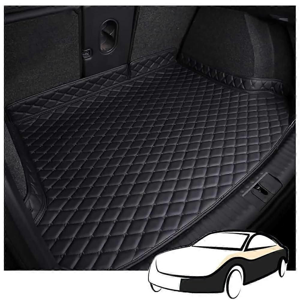 Car Leather Boot Mats For BMW X3 G45, Tailored Trunk Cargo Liners, Anti-Scratch Protector, Black