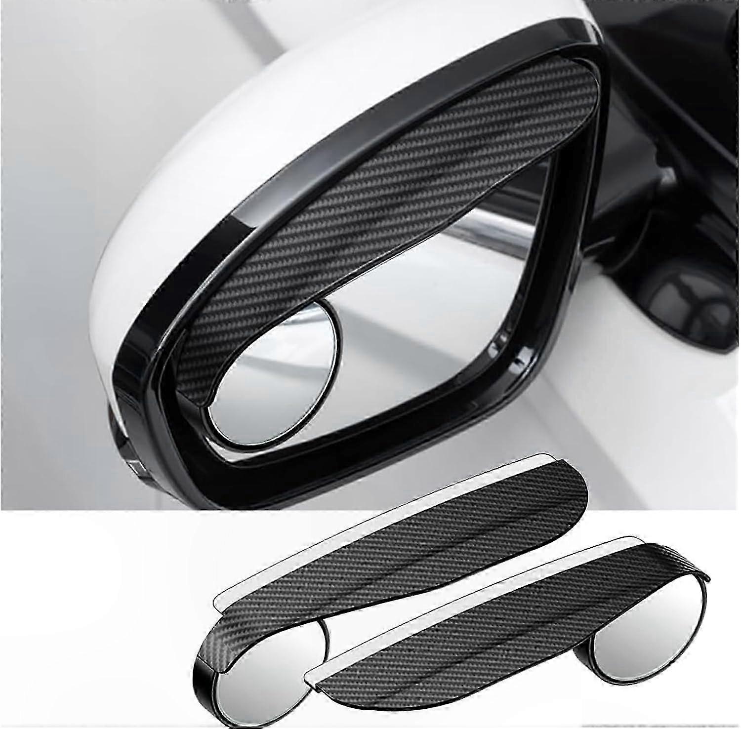 2-Pack Adjustable HD Convex Mirrors for 2017+ SUV Models, Wide Angle Blind Spot Solution