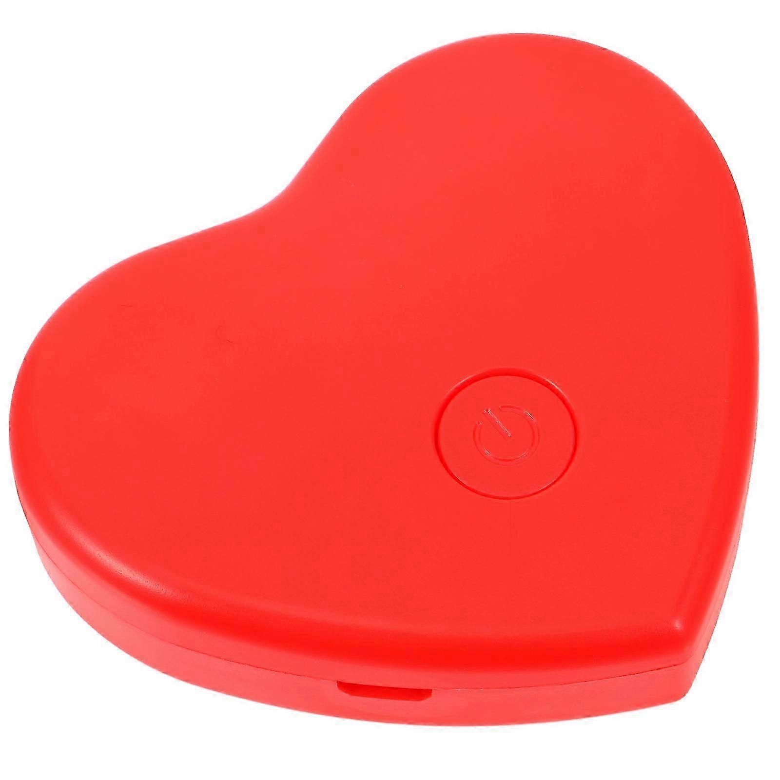 Heartbeat Simulator Pet Soothing Toy For Kids With Battery-powered Regular Design And Red Color For Relaxation 1Pcs Edition 0820